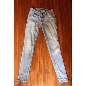 American Eagle Jeans Jeggings Size 0 Light Wash